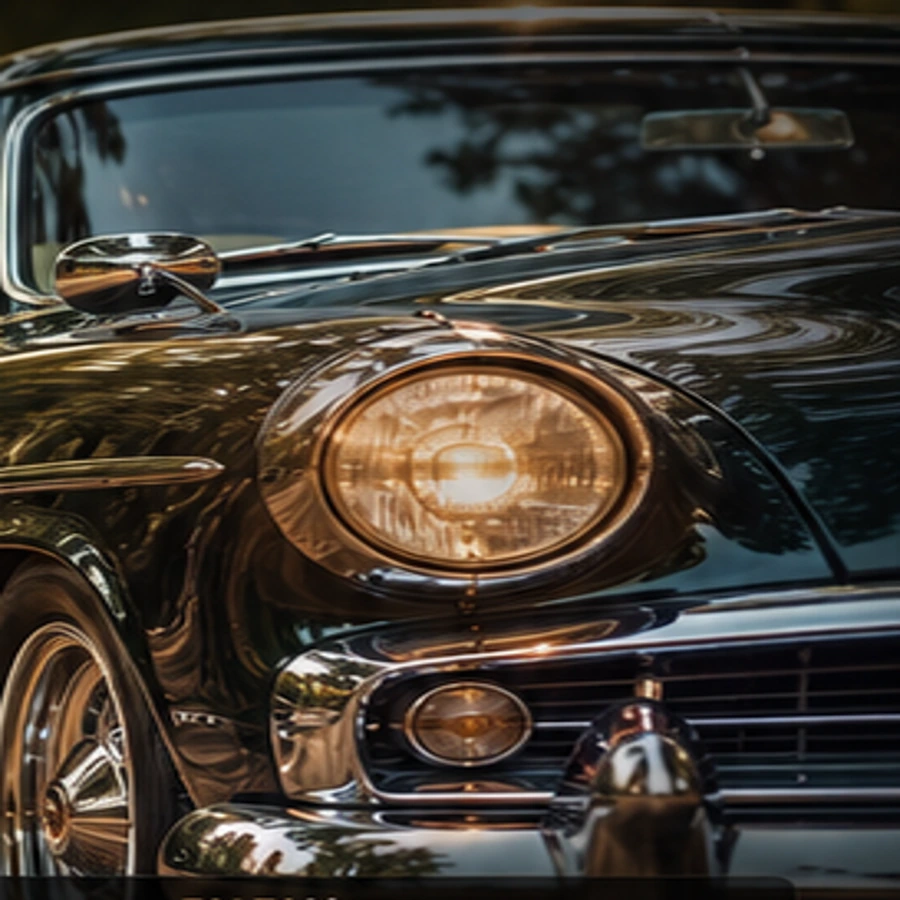 Carro clássico no encontro